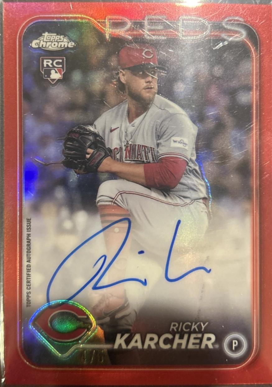Ricky Karcher [Red Wave Refractor] #RA-RK