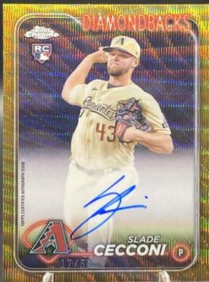 Slade Cecconi [Gold Wave Refractor] #RA-SCE