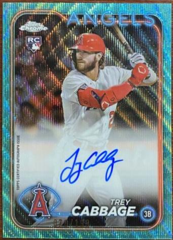 Trey Cabbage [Aqua Wave Refractor] #RA-TCA