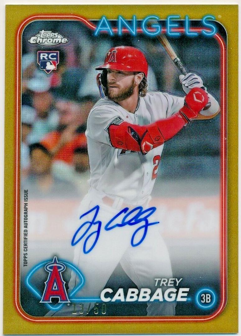 Trey Cabbage [Gold Refractor] #RA-TCA