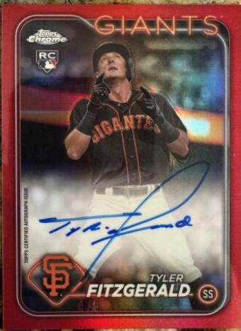 Tyler Fitzgerald [Red Refractor] #RA-TF