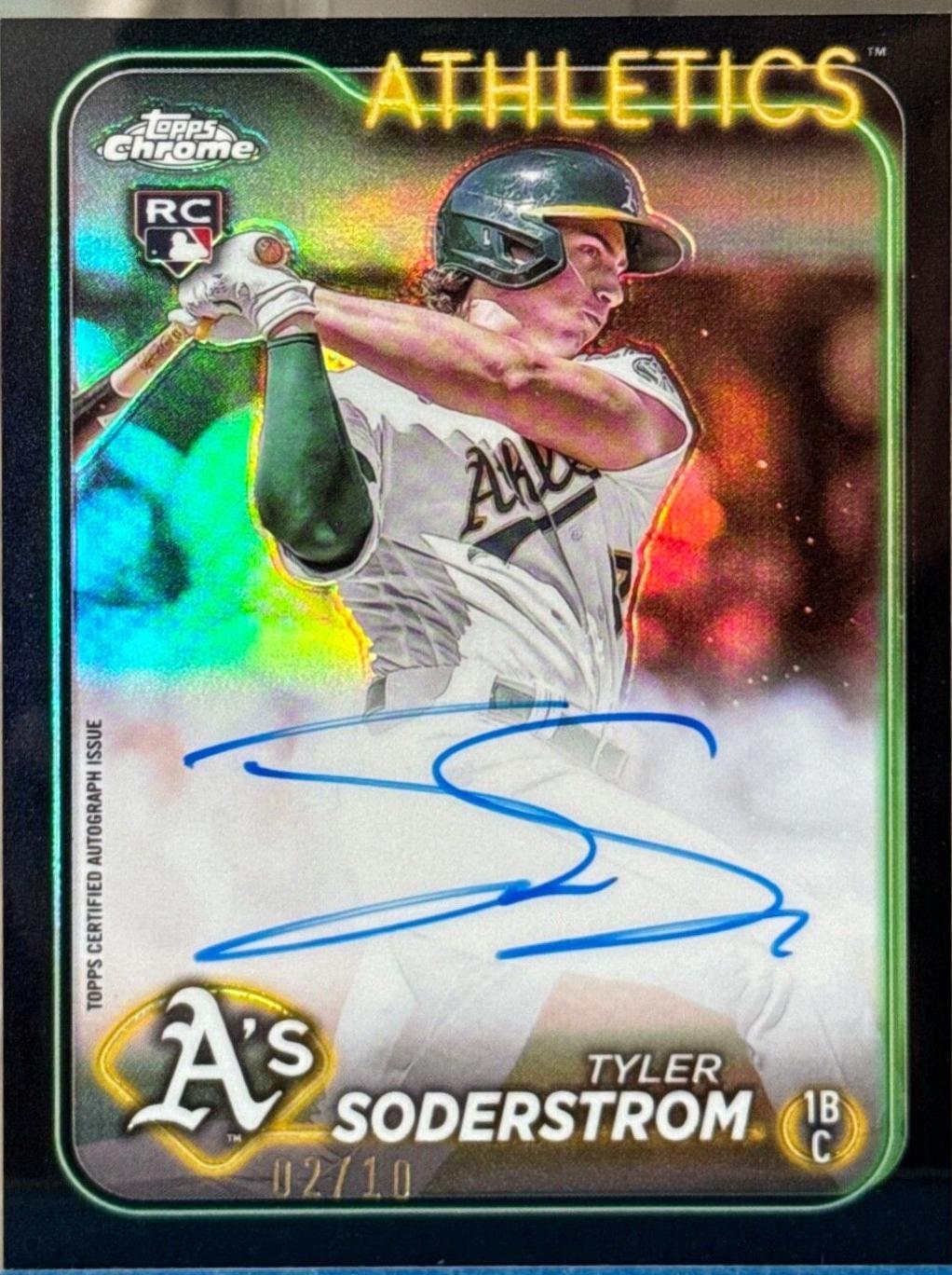 Tyler Soderstrom [Black Refractor] #RA-TSO