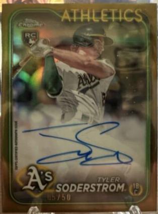Tyler Soderstrom [Gold Refractor] #RA-TSO