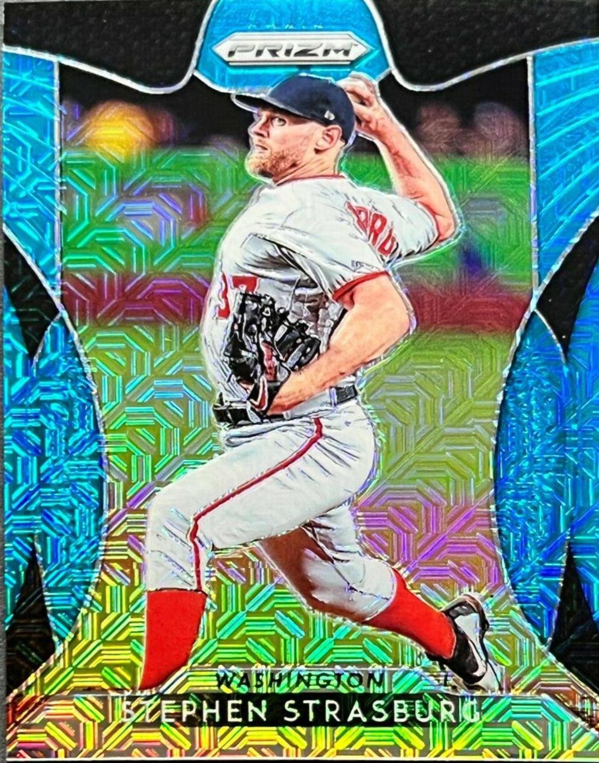 Stephen Strasburg [Blue Mojo Prizm] #22