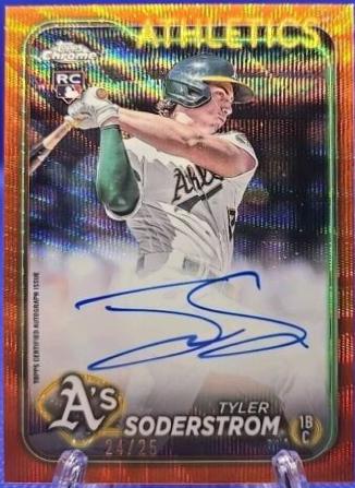 Tyler Soderstrom [Orange Wave Refractor] #RA-TSO