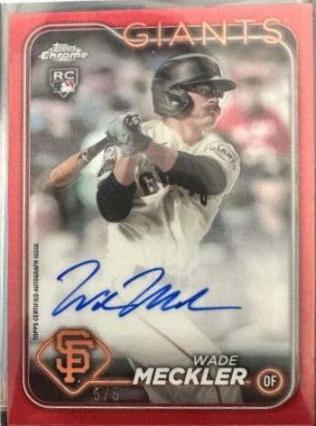 Wade Meckler [Red Refractor] #RA-WM