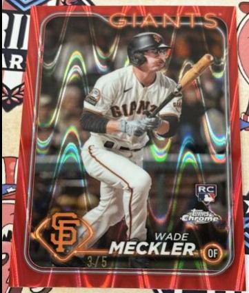 Wade Meckler [Red Wave Refractor] #RA-WM