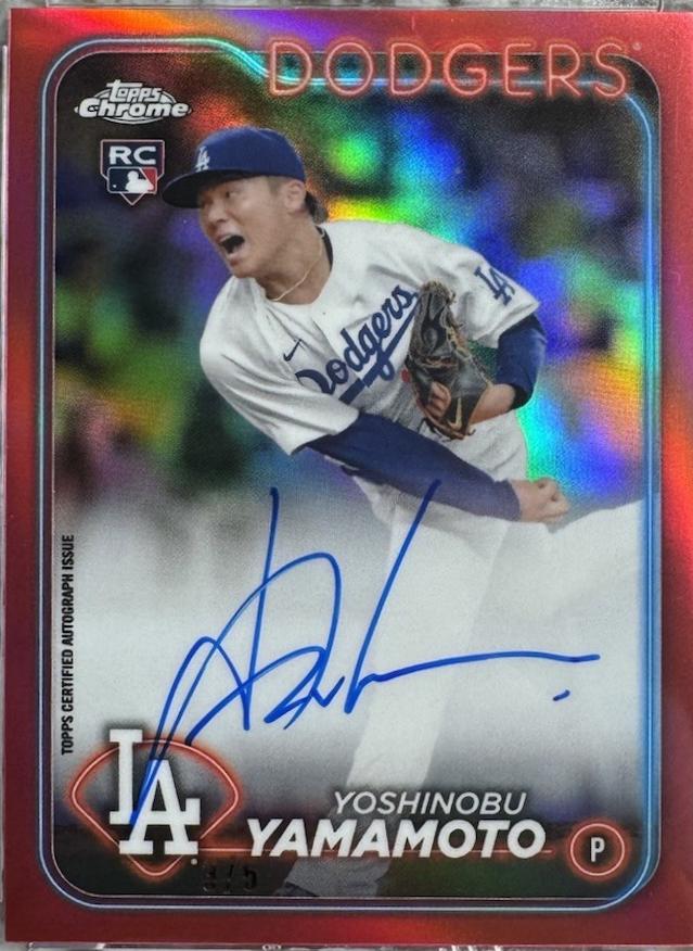 Yoshinobu Yamamoto [Red Refractor] #RA-YY