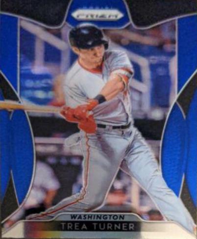 Trea Turner [Blue Prizm] #132