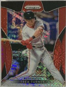 Trea Turner [Red Mojo Prizm] #132