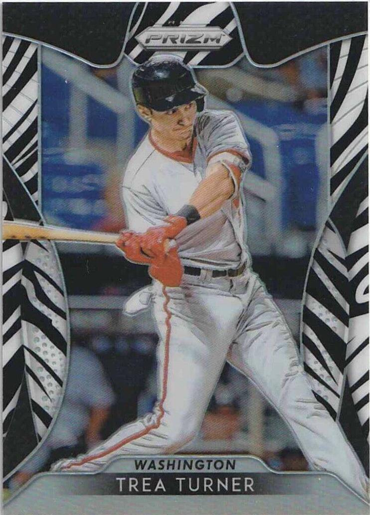 Trea Turner [Zebra Stripes Prizm] #132