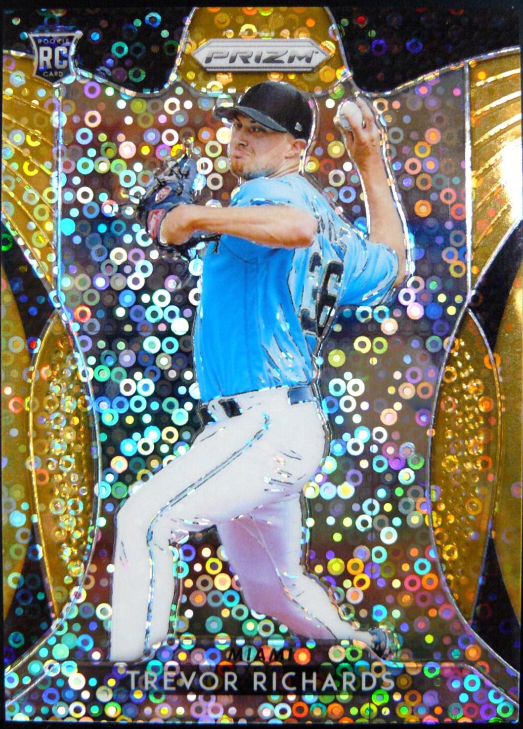 Trevor Richards [Neon Orange Donut Circles Prizm] #264