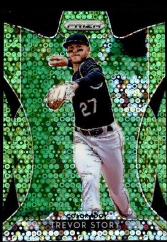 Trevor Story [Lime Green Donut Circles Prizm] #113