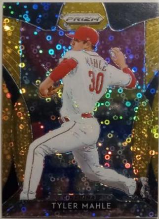 Tyler Mahle [Neon Orange Donut Circles Prizm] #258