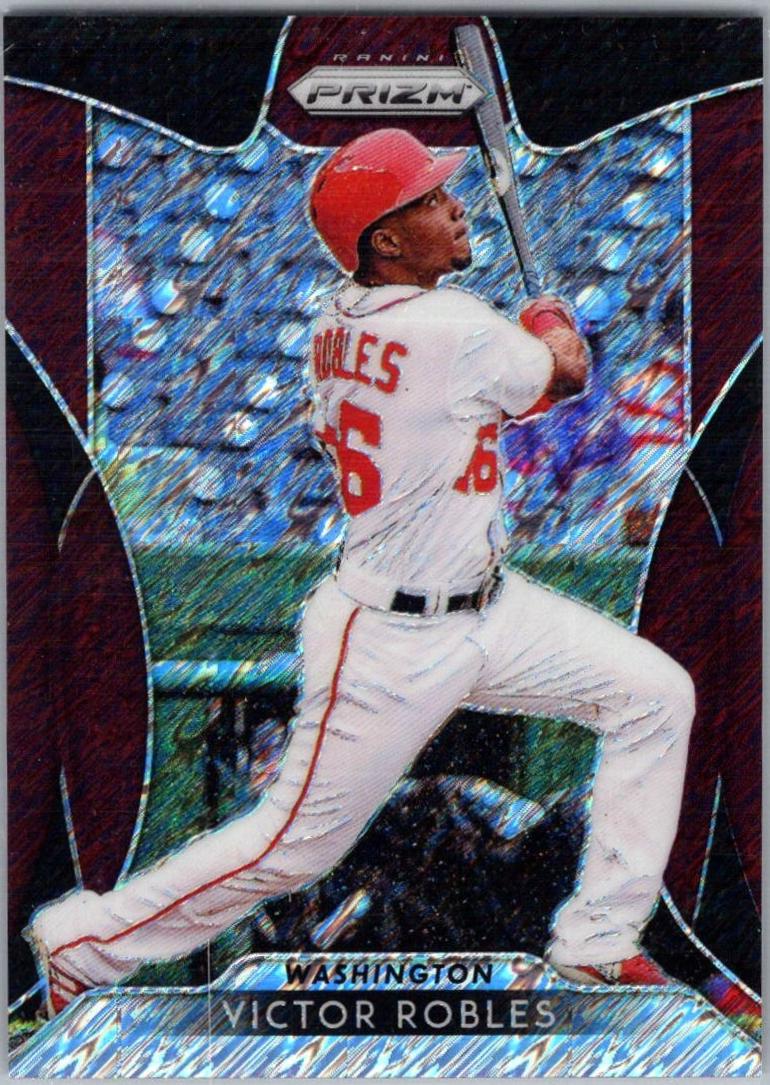 Victor Robles [Burgundy Shimmer Prizm] #101