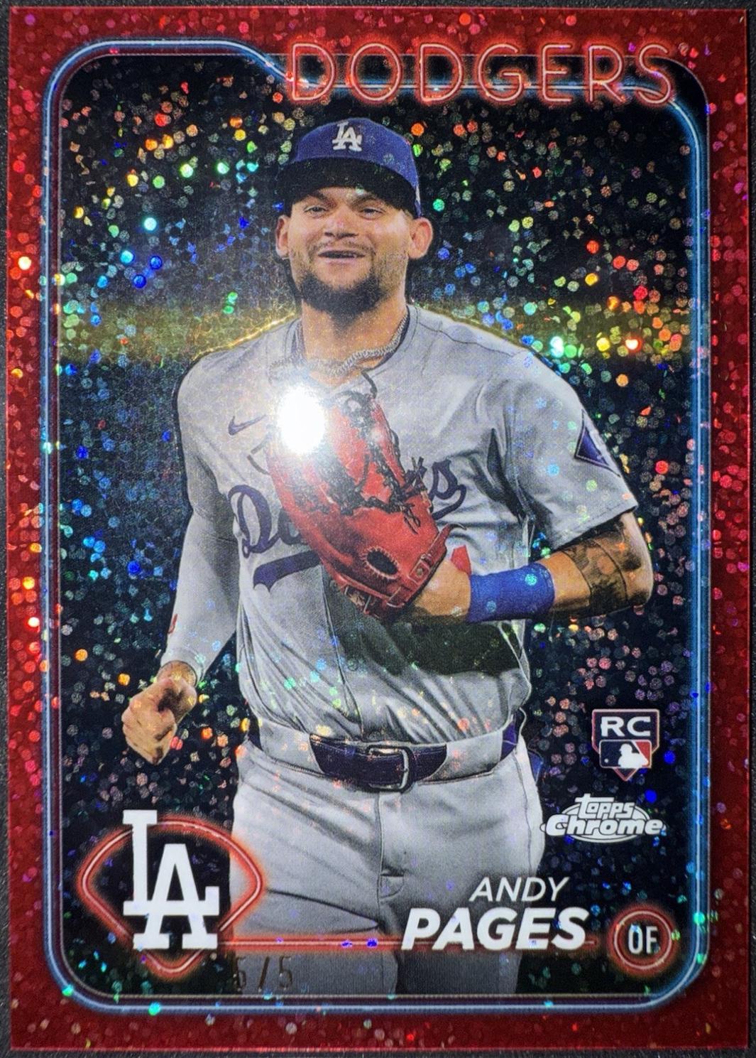 Andy Pages [Red Speckle Refractor Image Variation] #USC148