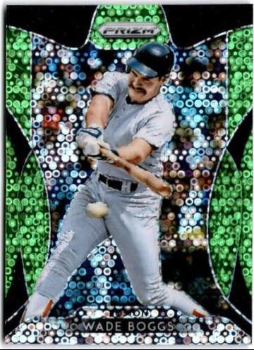 Wade Boggs [Lime Green Donut Circles Prizm] #204