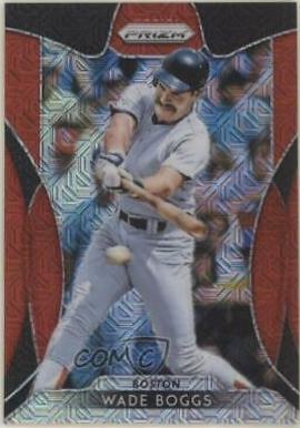 Wade Boggs [Red Mojo Prizm] #204