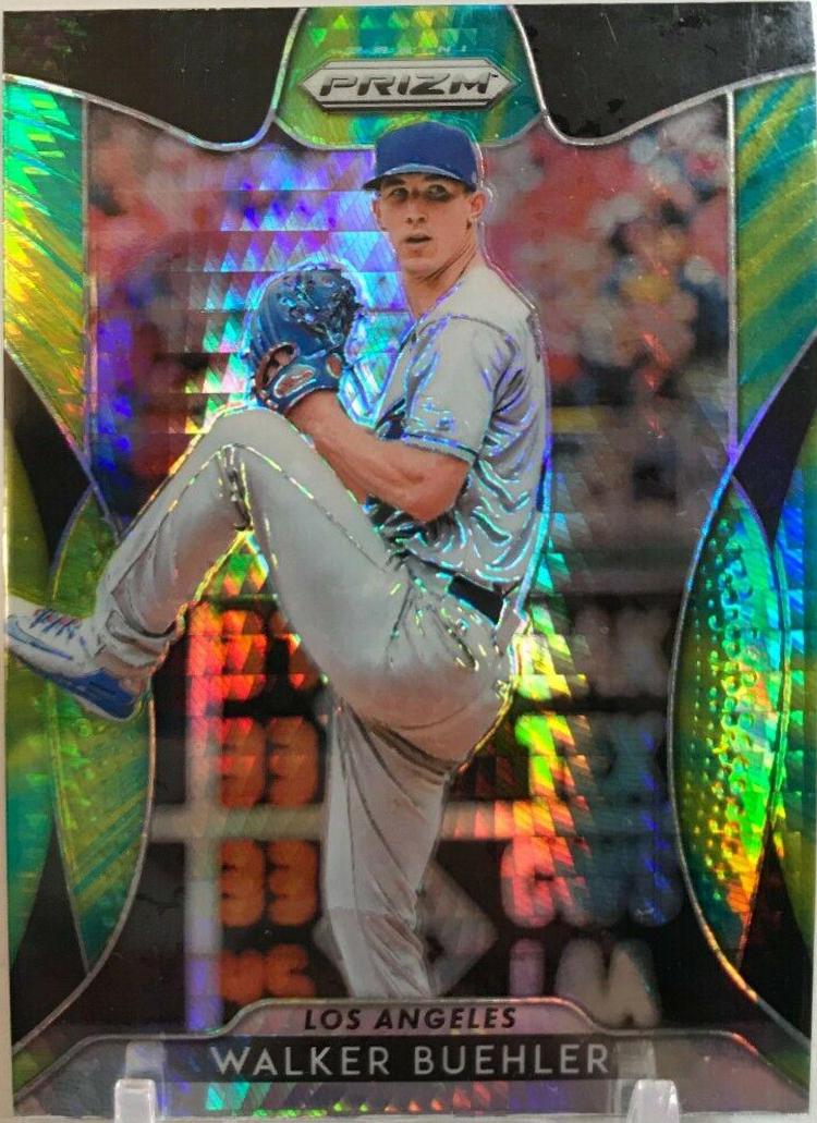 Walker Buehler [Green & Yellow Hyper Prizm] #167