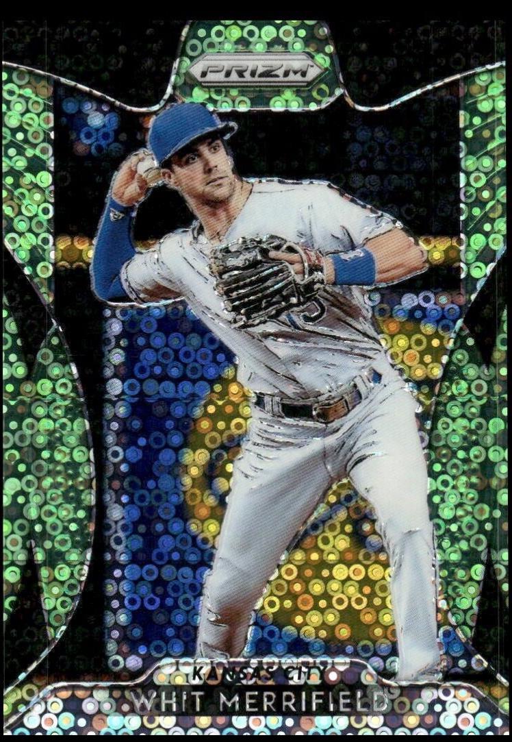 Whit Merrifield [Lime Green Donut Circles Prizm] #87