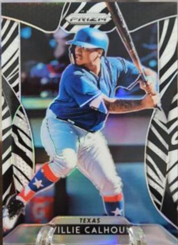 Willie Calhoun [Zebra Stripes Prizm] #134