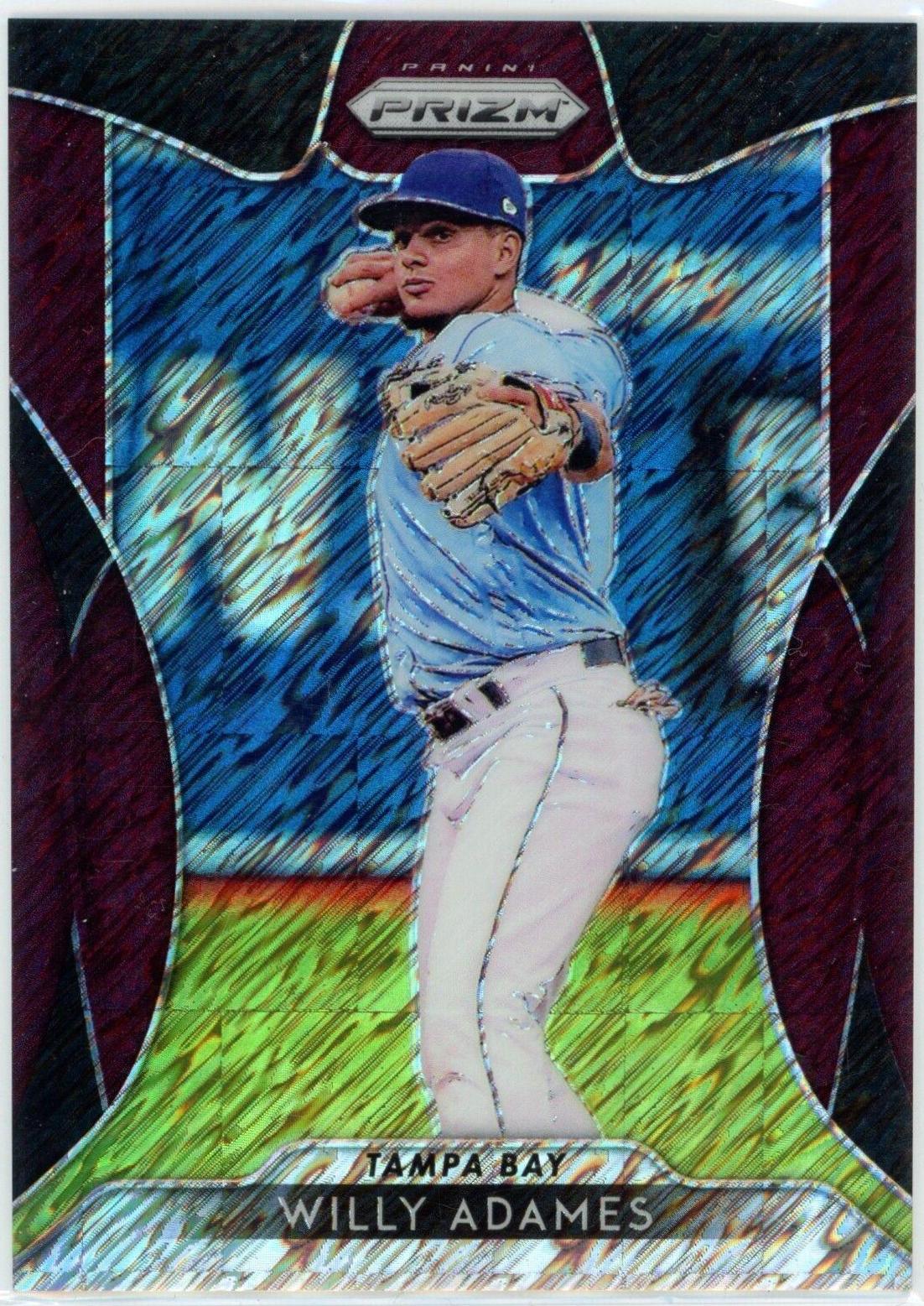Willy Adames [Burgundy Shimmer Prizm] #152