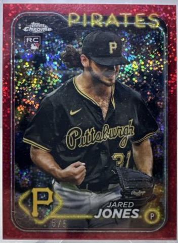 Jared Jones [Red Speckle Refractor Image Variation] #USC143