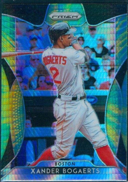 Xander Bogaerts [Green & Yellow Hyper Prizm] #183
