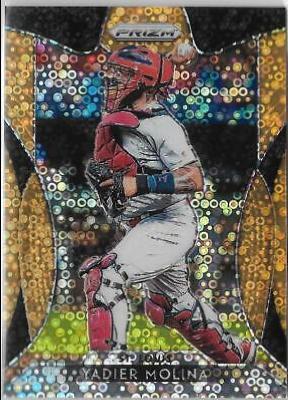 Yadier Molina [Neon Orange Donut Circles Prizm] #8