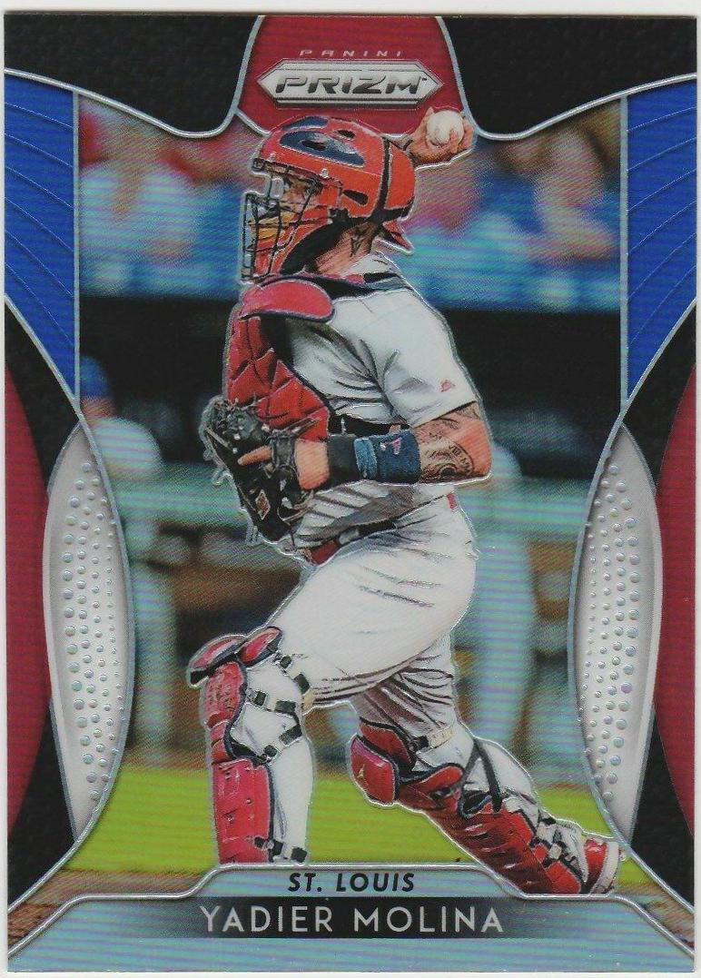 Yadier Molina [Red, White, Blue Prizm] #8
