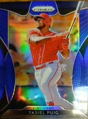 Yasiel Puig [Blue Prizm] #257