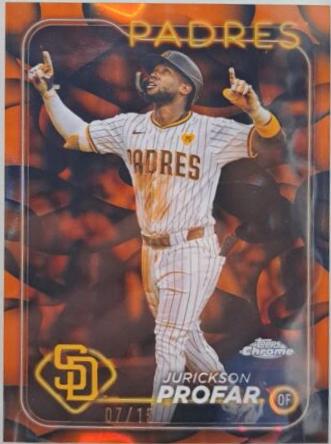 Jurickson Profar [Orange Black Lava Lamp Refractor] #USC180
