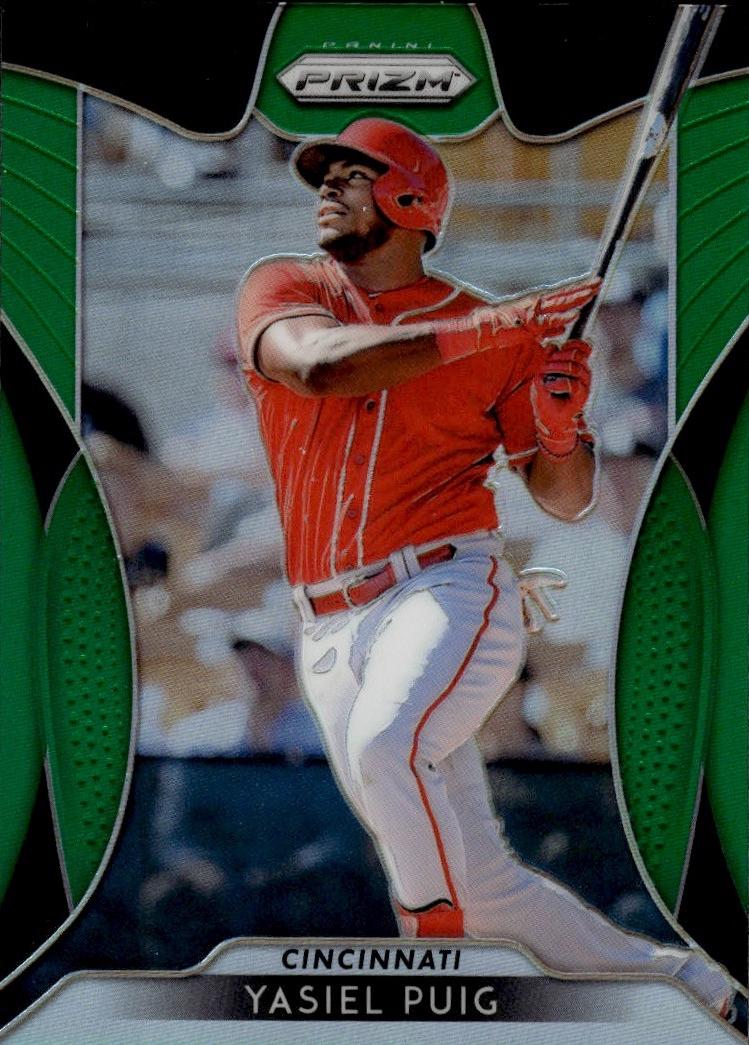 Yasiel Puig [Green Prizm] #257