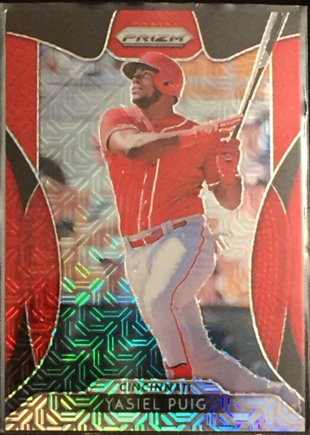 Yasiel Puig [Red Mojo Prizm] #257