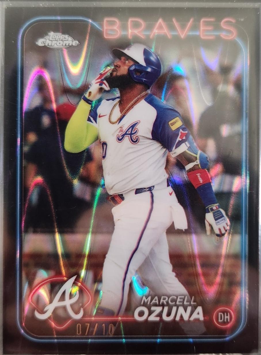 Marcell Ozuna [Black RayWave Refractor] #USC93