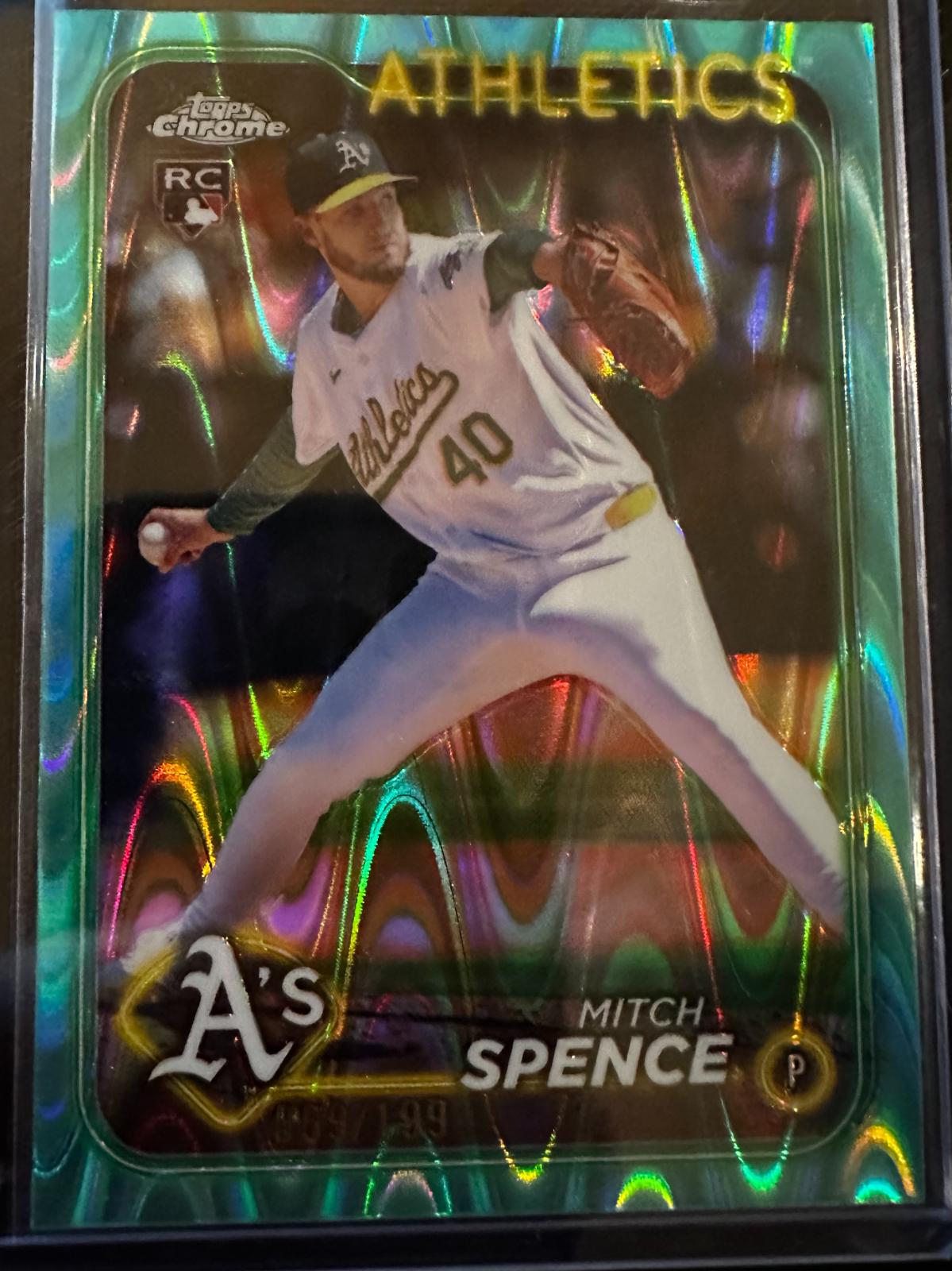 Mitch Spence [Aqua RayWave Refractor] #USC166