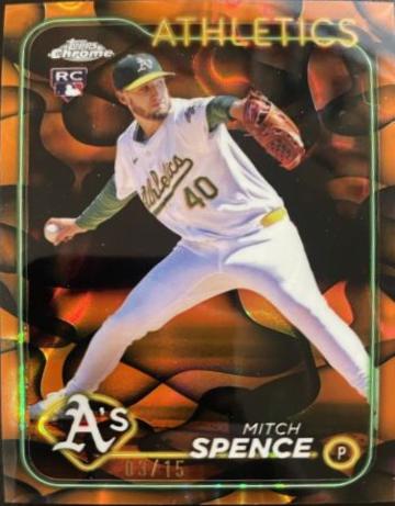 Mitch Spence [Orange Black Lava Lamp Refractor] #USC166