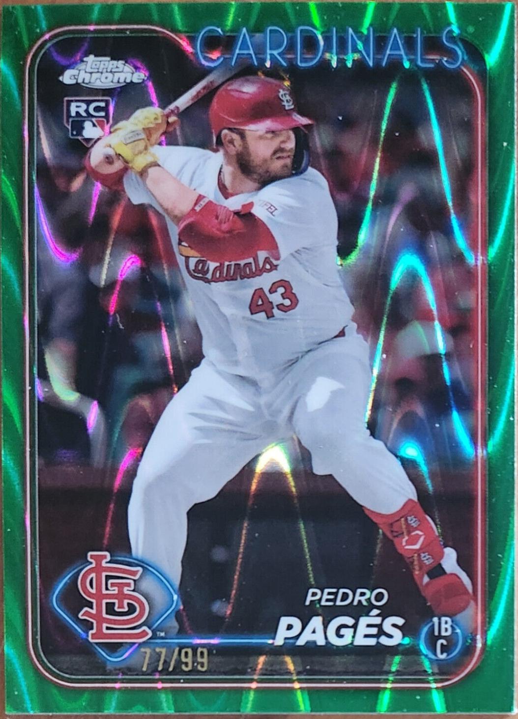 Pedro Pages [Green RayWave Refractor] #USC29