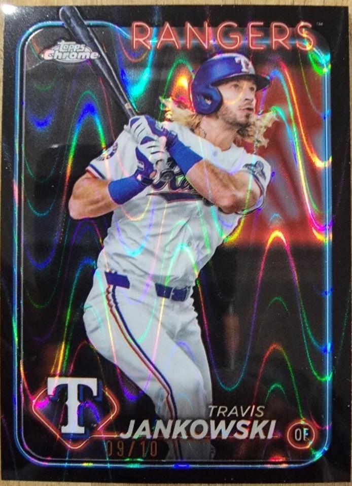 Travis Jankowski [Black RayWave Refractor] #USC151