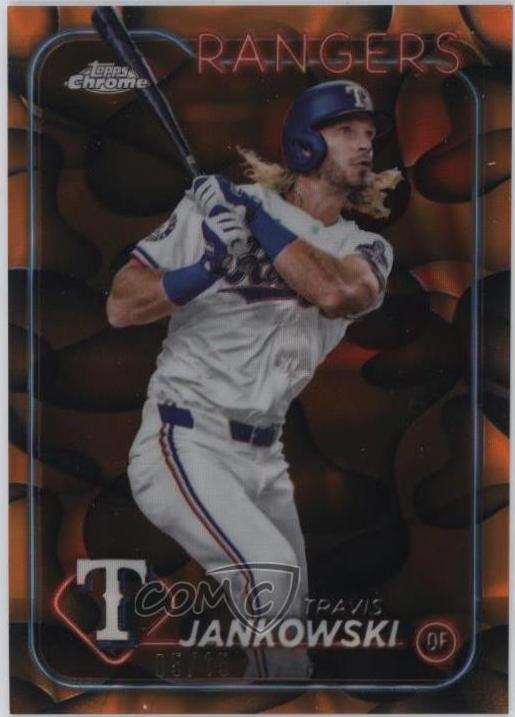 Travis Jankowski [Orange Black Lava Lamp Refractor] #USC151