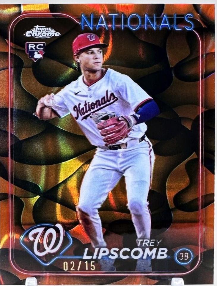 Trey Lipscomb [Orange Black Lava Lamp Refractor] #USC134