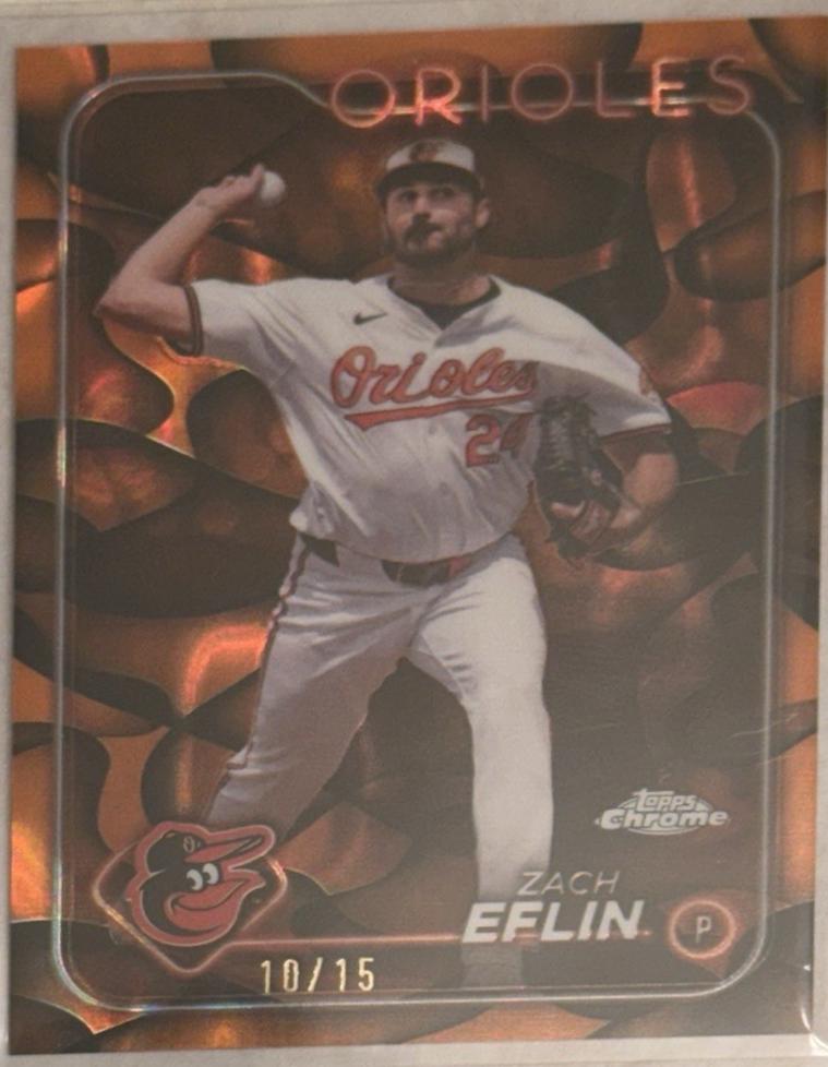 Zach Eflin [Orange Black Lava Lamp Refractor] #USC10