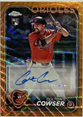 Colton Cowser [Orange Wave Refractor] #AC-CC