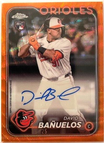 David Banuelos [Orange Wave Refractor] #AC-DB