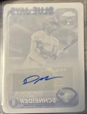 Davis Schneider [Printing Plate] #AC-DS