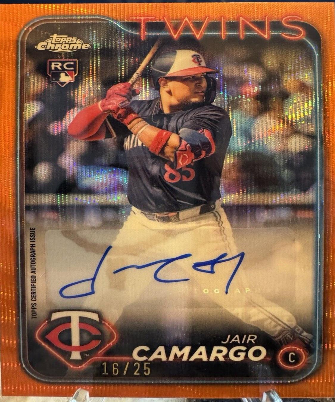 Jair Camargo [Orange Wave Refractor] #AC-JAC