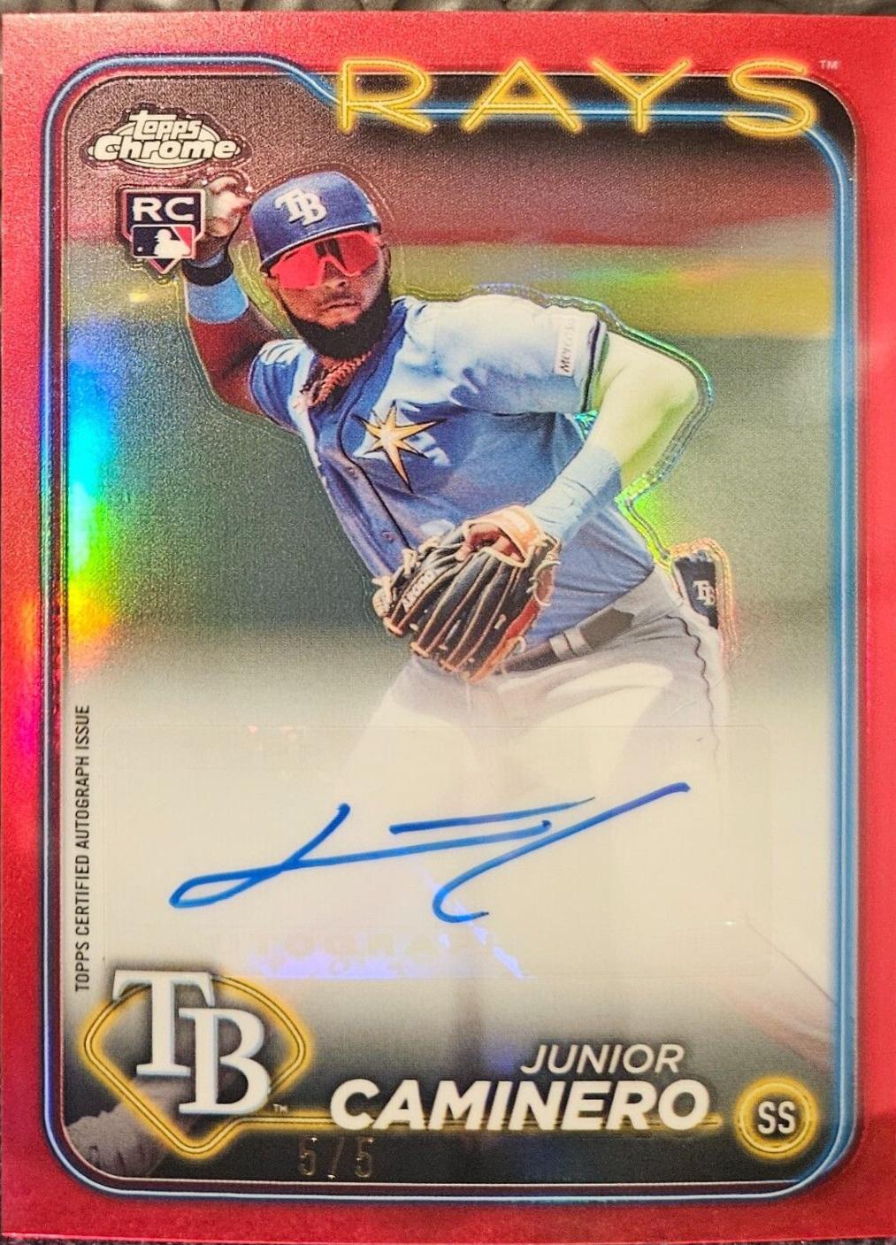 Junior Caminero [Red Refractor] #AC-JCA