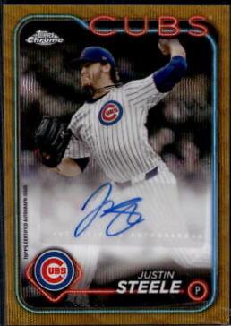 Justin Steele [Gold Wave Refractor] #AC-JST