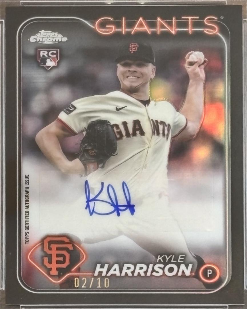 Kyle Harrison [Black Refractor] #AC-KH