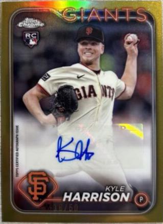 Kyle Harrison [Gold Refractor] #AC-KH